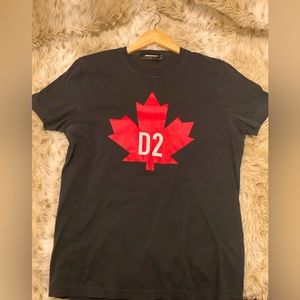 DSQUARED Men’s logo vintage shirt